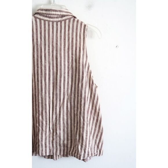 Gap Striped Sleeveless Shirt - Size Small - Picture 6 of 8